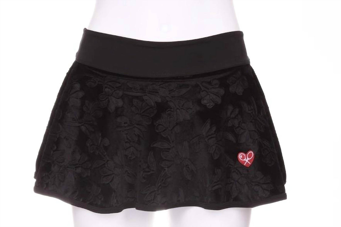 Love Love Tennis - Women's Velvet Love Tennis Skirt - Rack Hunt -
