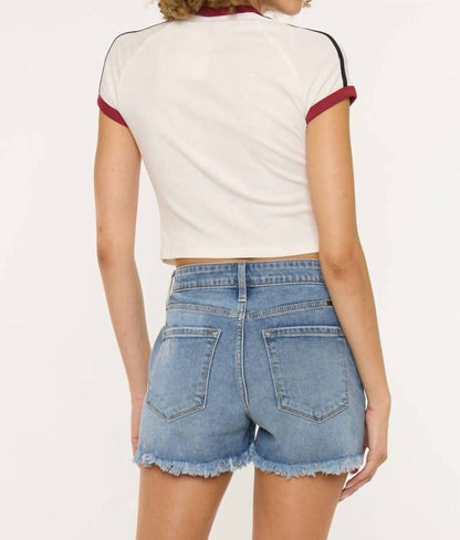 High Rise Mom Shorts