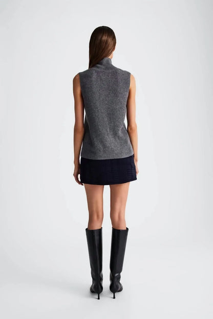 IN/ONE - Nola Cashmere Sleeveless Turtleneck - Rack Hunt