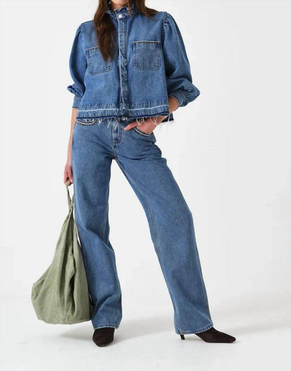 Ziggy Cropped Denim Jacket