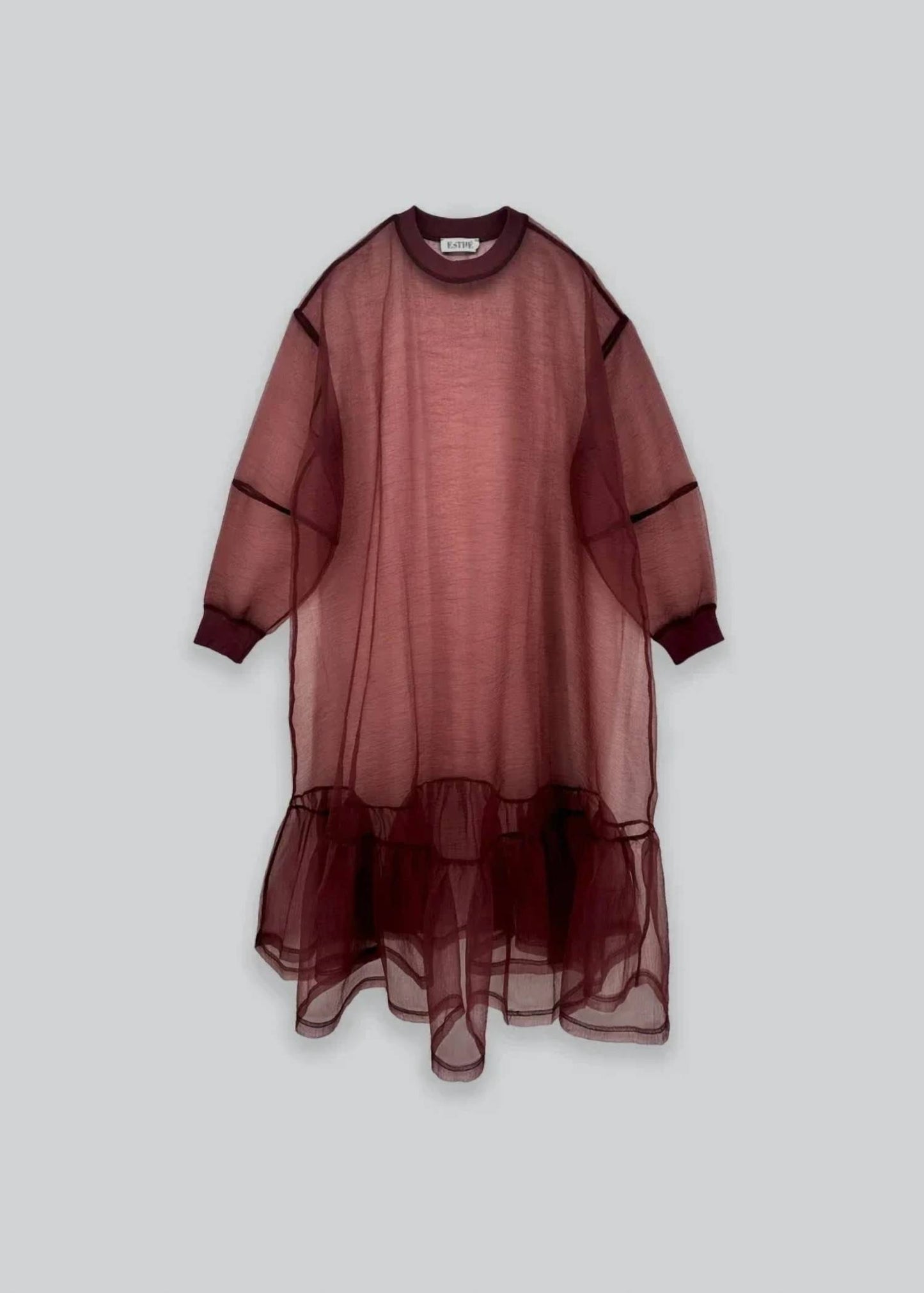 Women's Organza Sweatshirt Dress