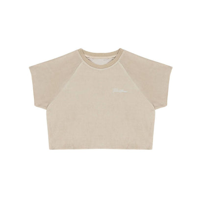 Women's Terry Cloth Raglan Top