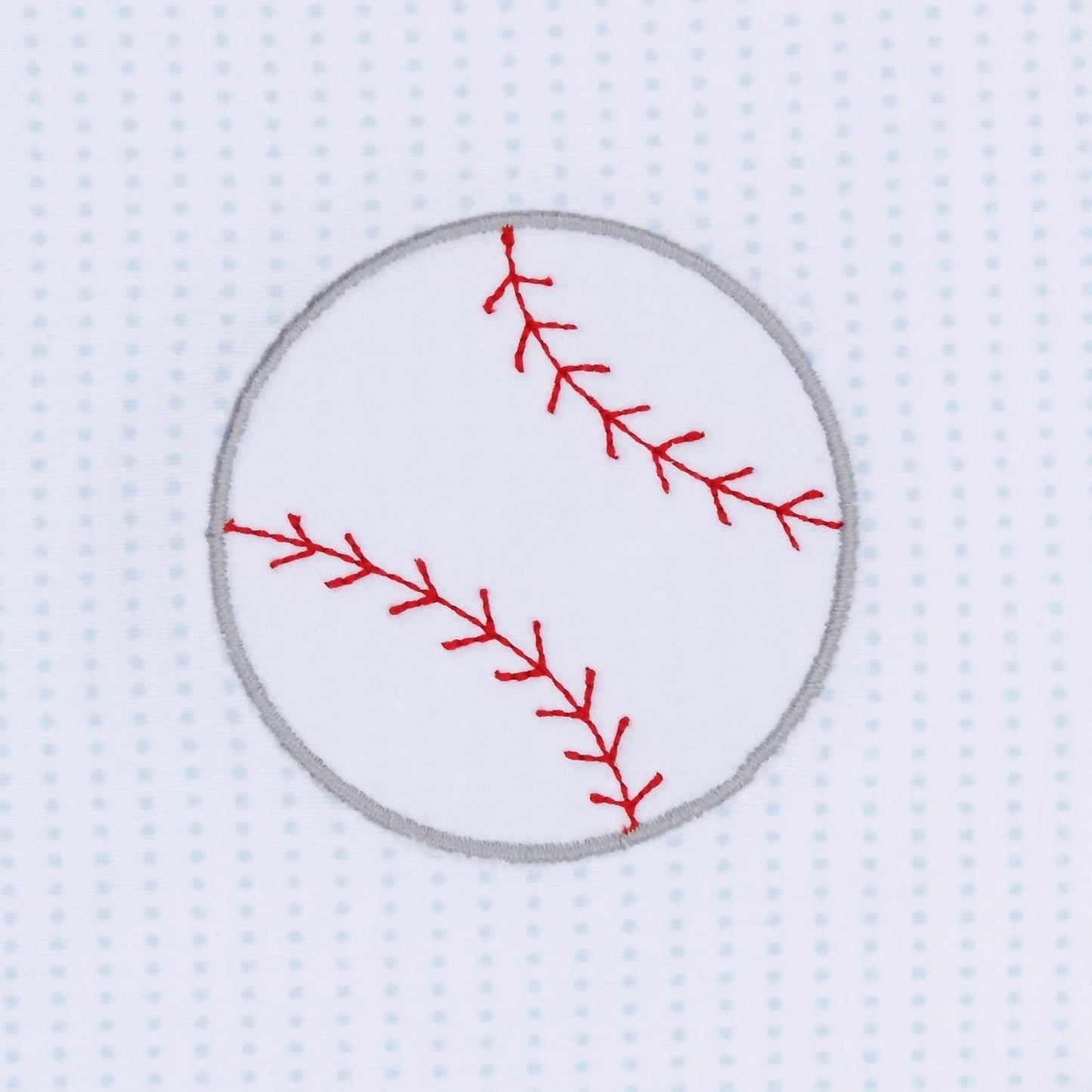Boy's Tiny Slugger Applique Long Pajamas