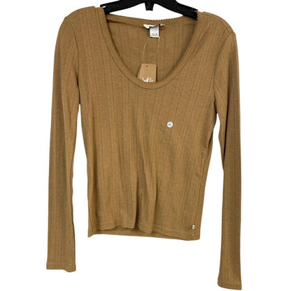 Women's Perfect Pointelle Long Sleeve PolyCotton Top