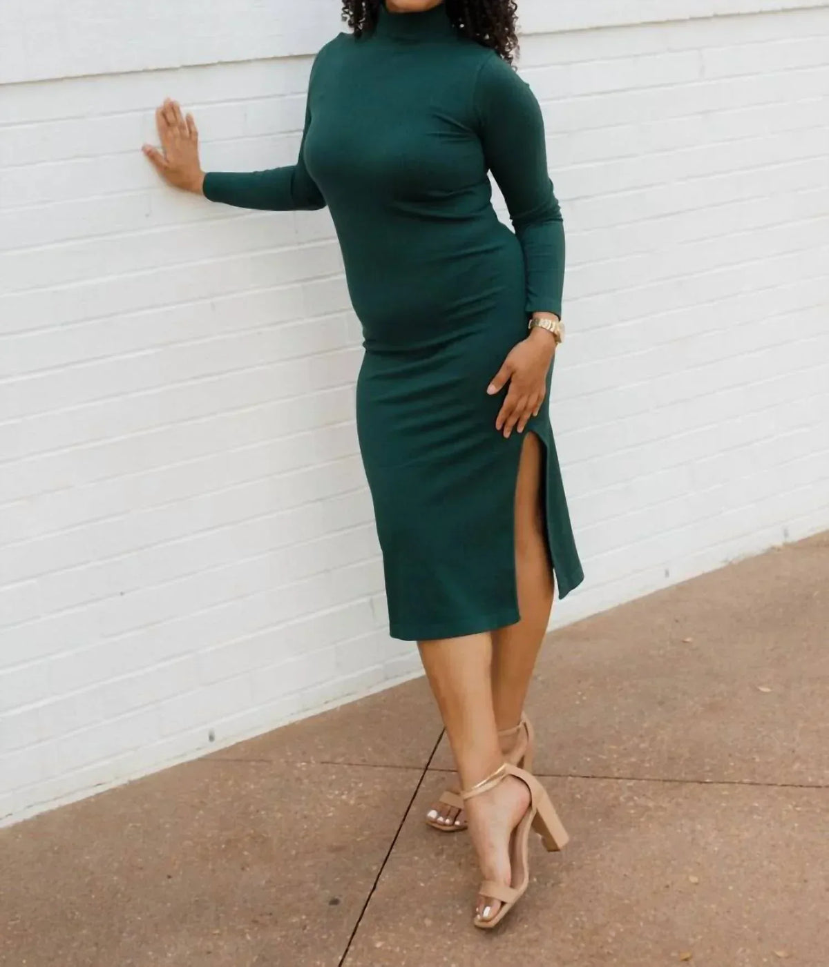 Elietian - Long Sleeve Turtleneck Dress - Rack Hunt