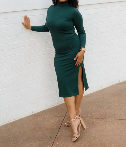 Elietian - Long Sleeve Turtleneck Dress - Rack Hunt