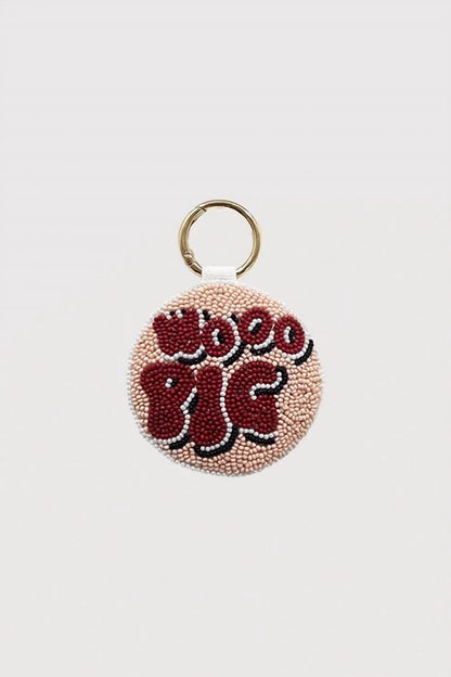 Women's Arkansas Razorbacks Beaded Keychain