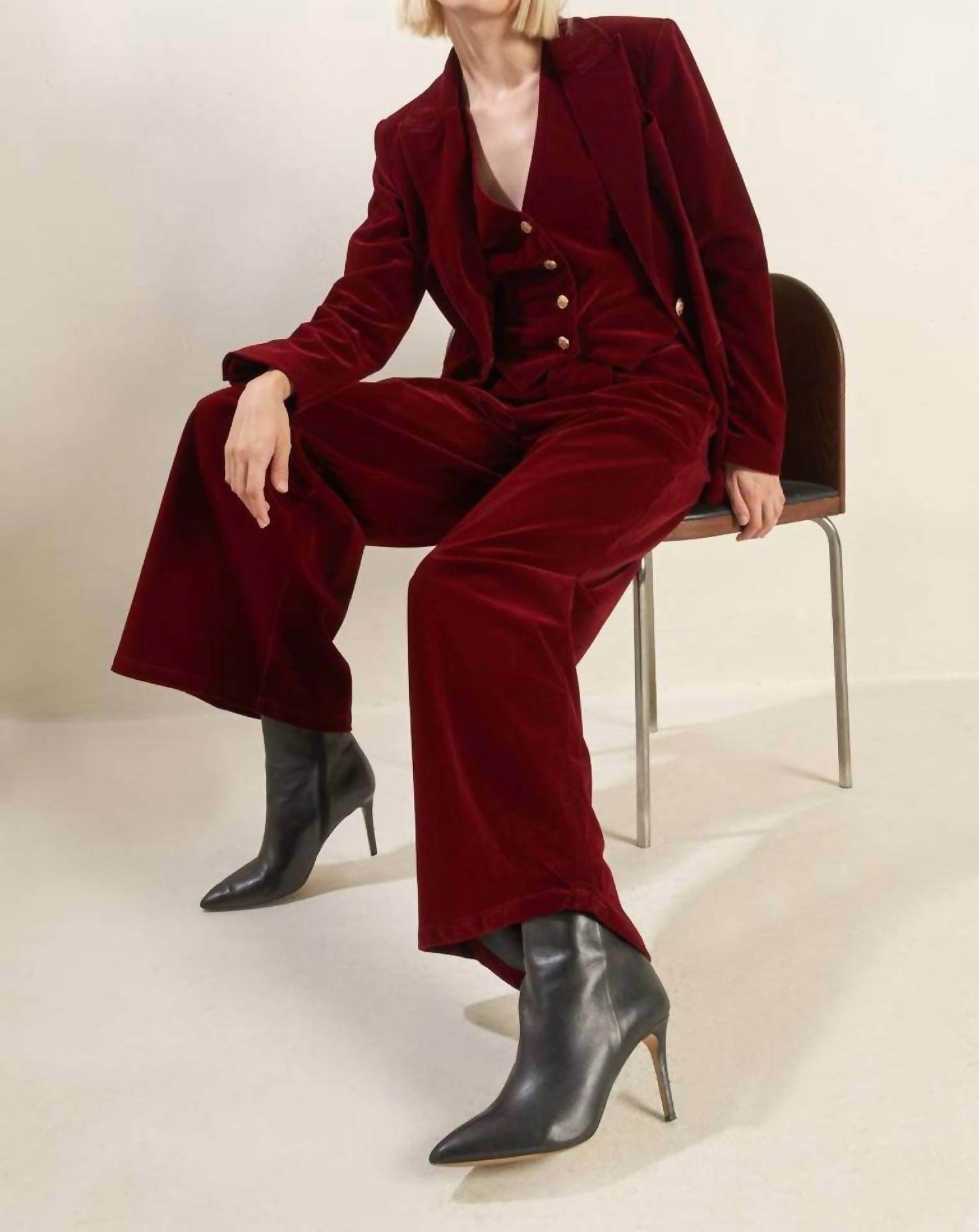 Freemarket - Coy Charm Velvet Wide Leg Pant - Rack Hunt -