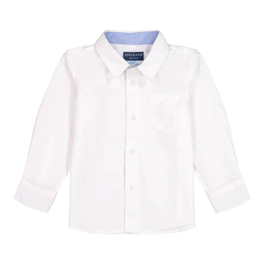Boy's Poplin Button-down Dress Shirt