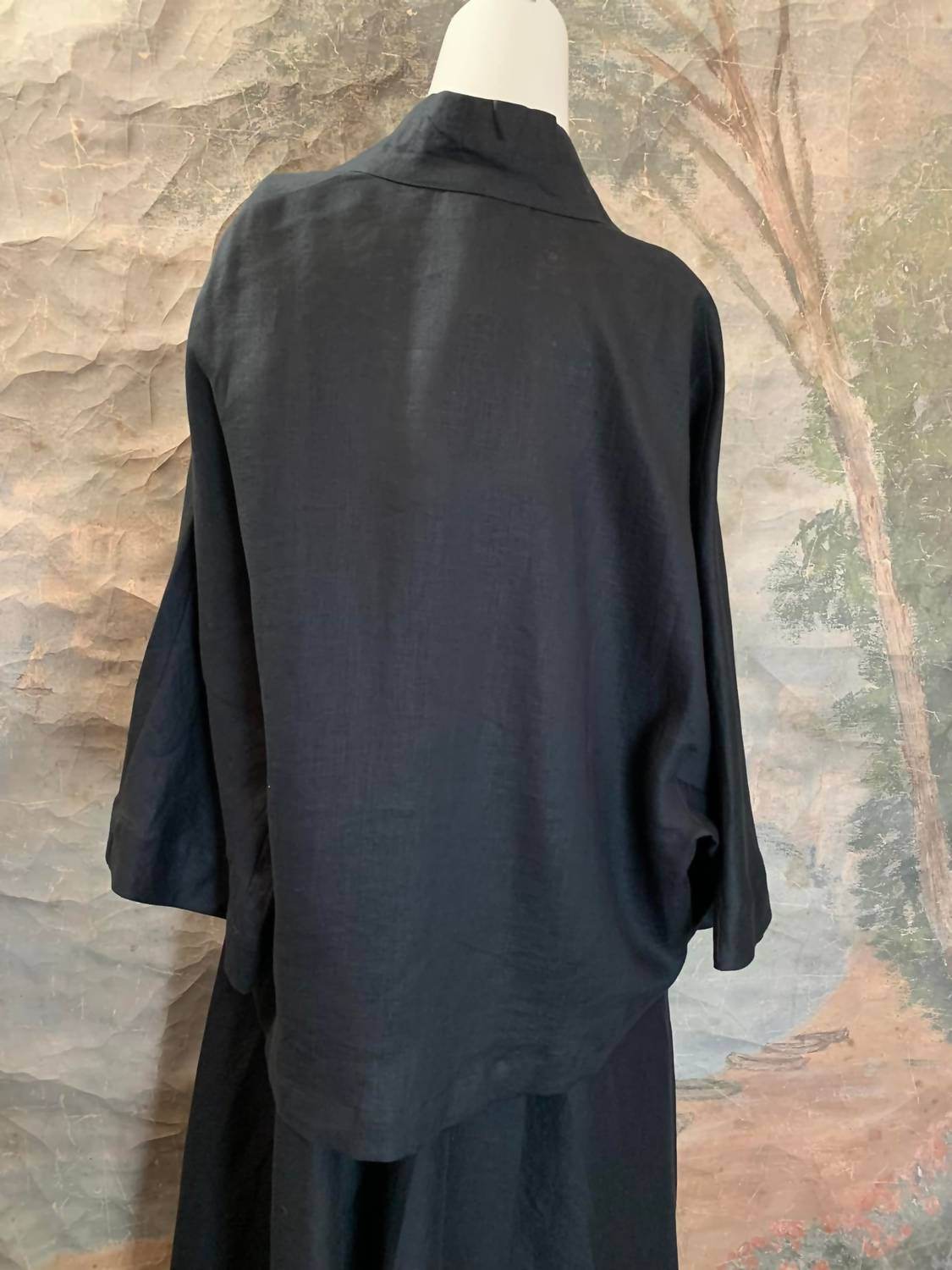 Amma by Kedem Sasson - Asymmetrical Short Linen Jacket - Rack Hunt -