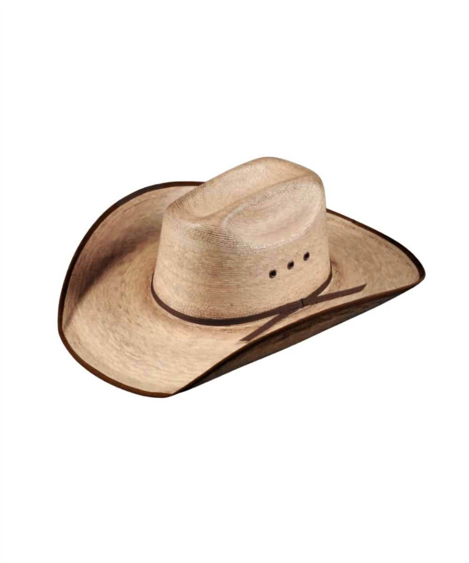 ATWOOD - Men's Crown Bound Edge Eyelets Palm Cowboy Hat - Rack Hunt -