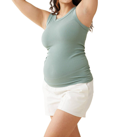 Women's Maternity Seamless Rib Tank Top