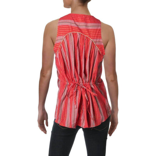 4our Dreamers - Striped Boho Peasant Top - Rack Hunt