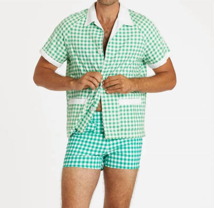 Gingham Cabana Trunk