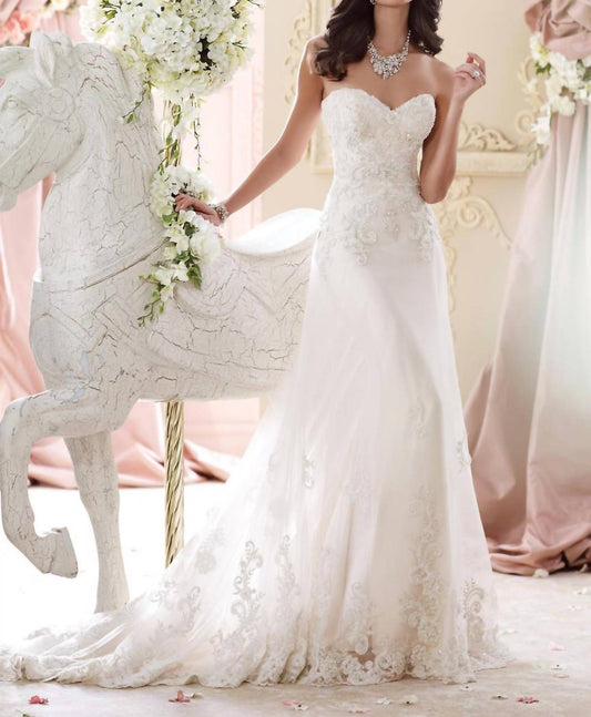 Strapless Wedding Gown