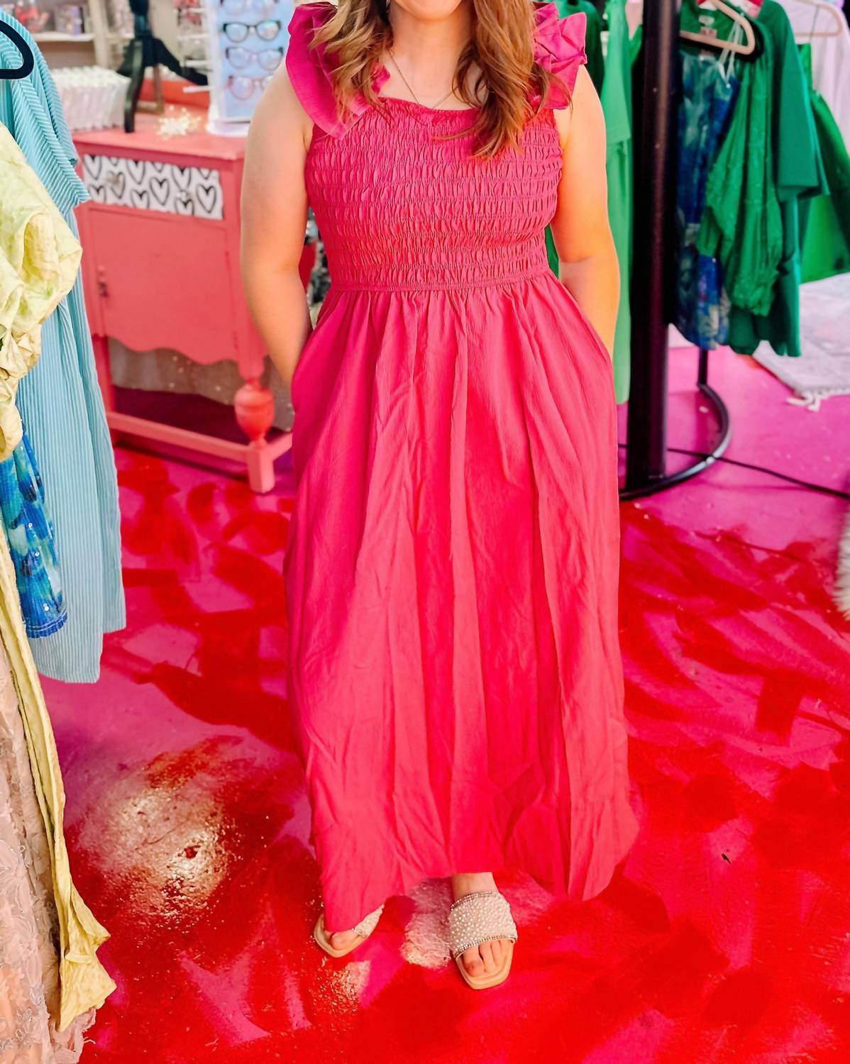 JUNIPER BLVD - Maxi Ruffle Dress - Rack Hunt -