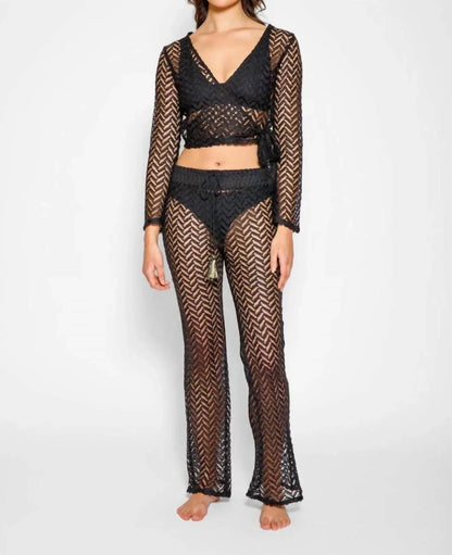 Koy Resort - Women's Zuma Long Sleeve Wrap Top - Rack Hunt
