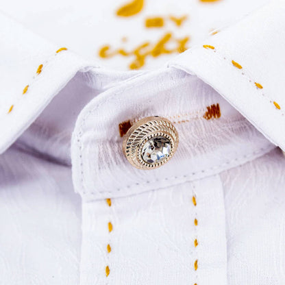 Men's Ra Jacquard Numbered Pm Edition Button Down Shirt