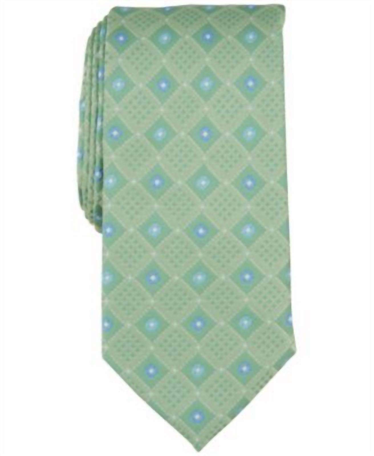 Perry Ellis - Men's Laytone Diamond Medallion Tie - Rack Hunt -