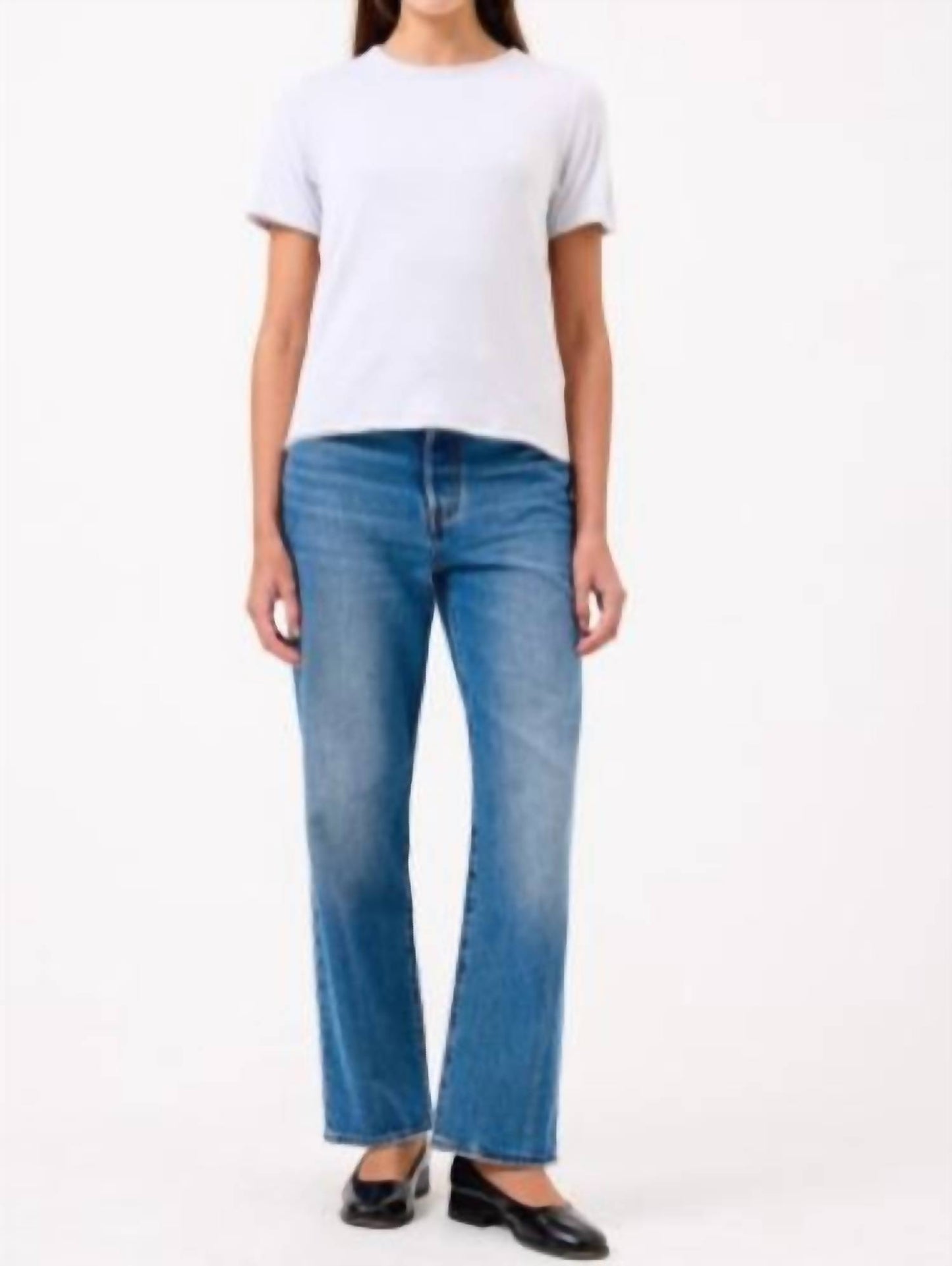 Short Sleeve Double Layer Crew Tee