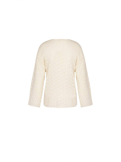 Crochet Seventies Long Sleeve Top
