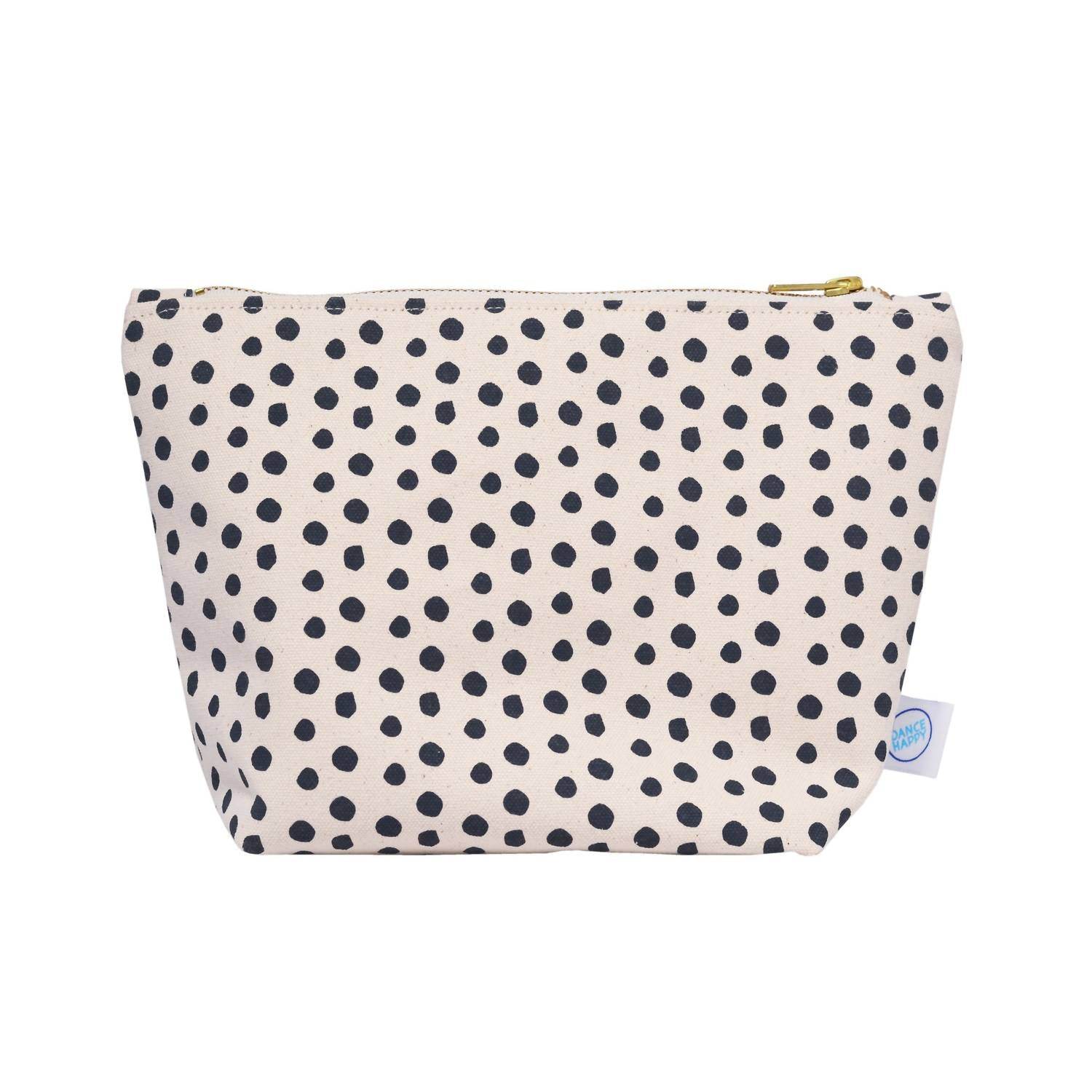 Dance Happy Designs - Women's Tiny Dots Cosmetic Bag - Rack Hunt -