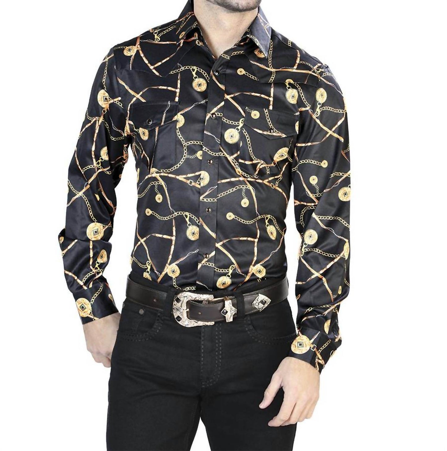 El Señor De Los Cielos - Casual Long Sleeve Shirt - Rack Hunt