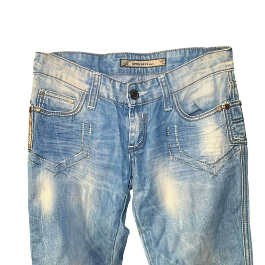 Cipo & Baxx - Women's Hand-sewn Beadwork & Embroidered Design Jeans - Rack Hunt -