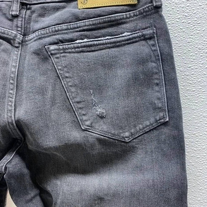 Todd Snyder - Men's Slim Fit Distressed Five-pocket Jeans - Rack Hunt