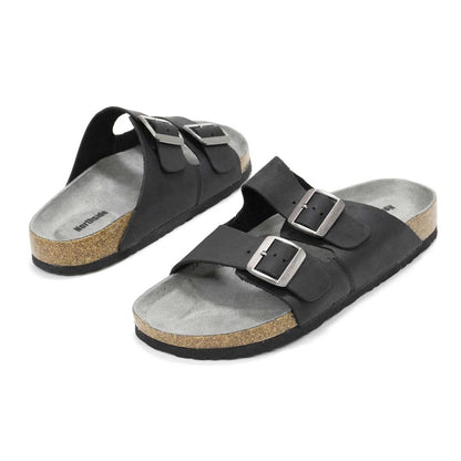 Men's Raegan Leather Strap Cork Sandal