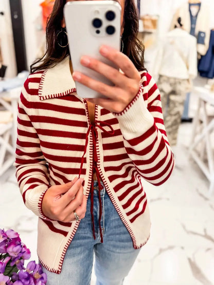 Sunday Edition - Women's Striped Cardigan - Rack Hunt
