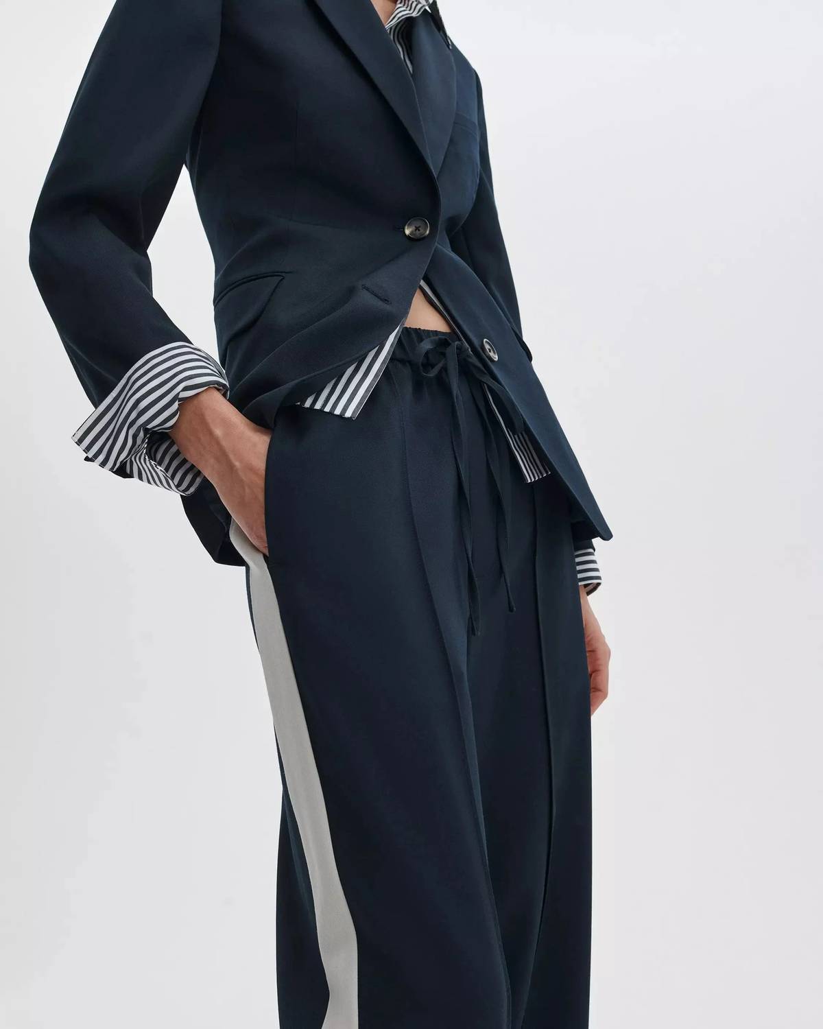 Siena Wool Side Stripe Pants