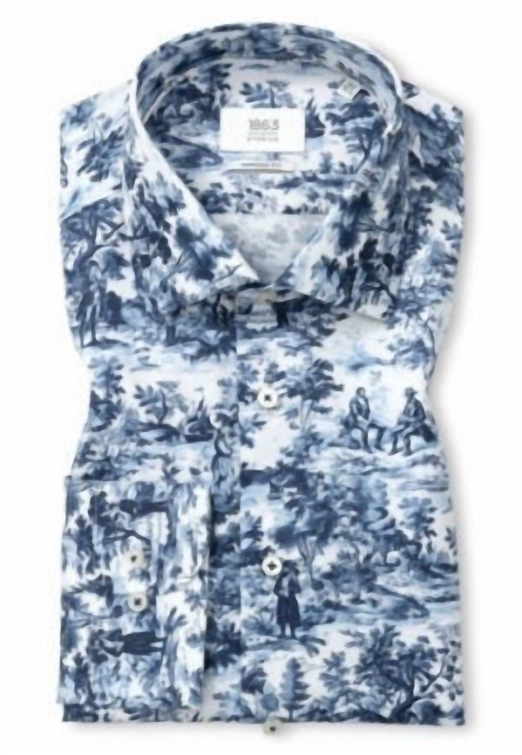 Printed Twill Toile Shirt