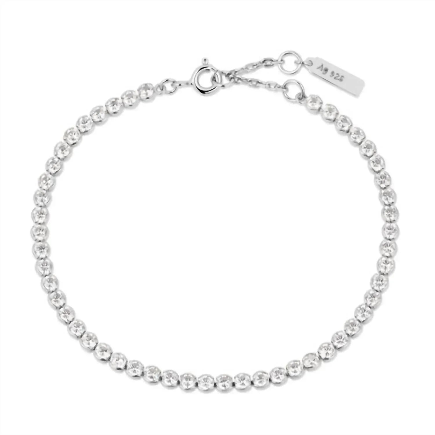 Ania Haie - Women's Row Bezel Set Bracelet - Rack Hunt