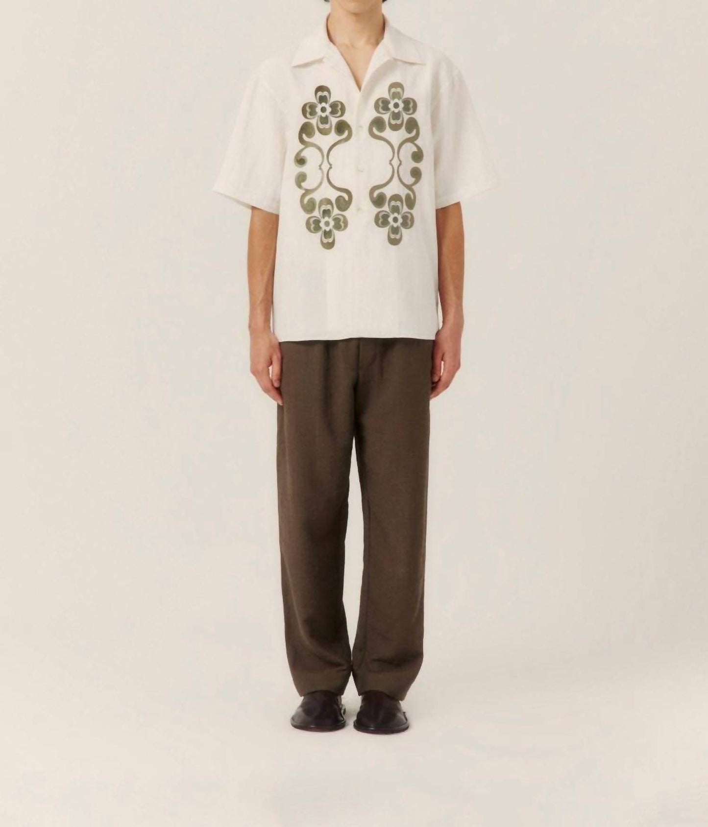 Commas - Reflection Embroidered Oversized Shirt - Rack Hunt -