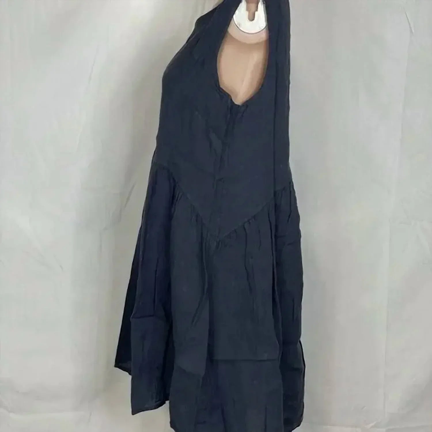 Splendid Iris - Linen Babydoll Mini Dress - Rack Hunt