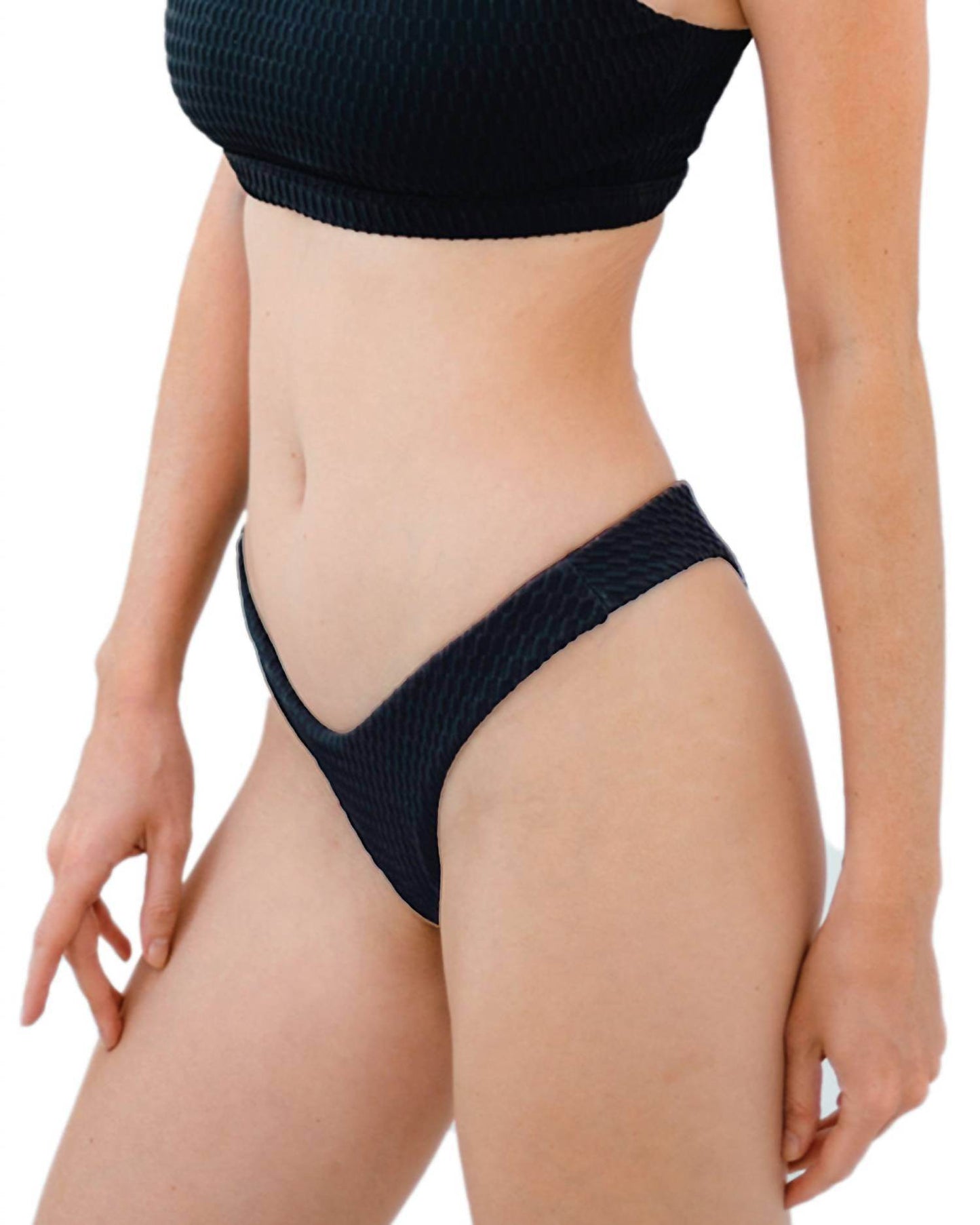 Gigizara - Starlight High Cut Bikini Bottom Cheeky Curve & Flattering Fit - Rack Hunt -