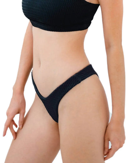 Gigizara - Starlight High Cut Bikini Bottom Cheeky Curve & Flattering Fit - Rack Hunt