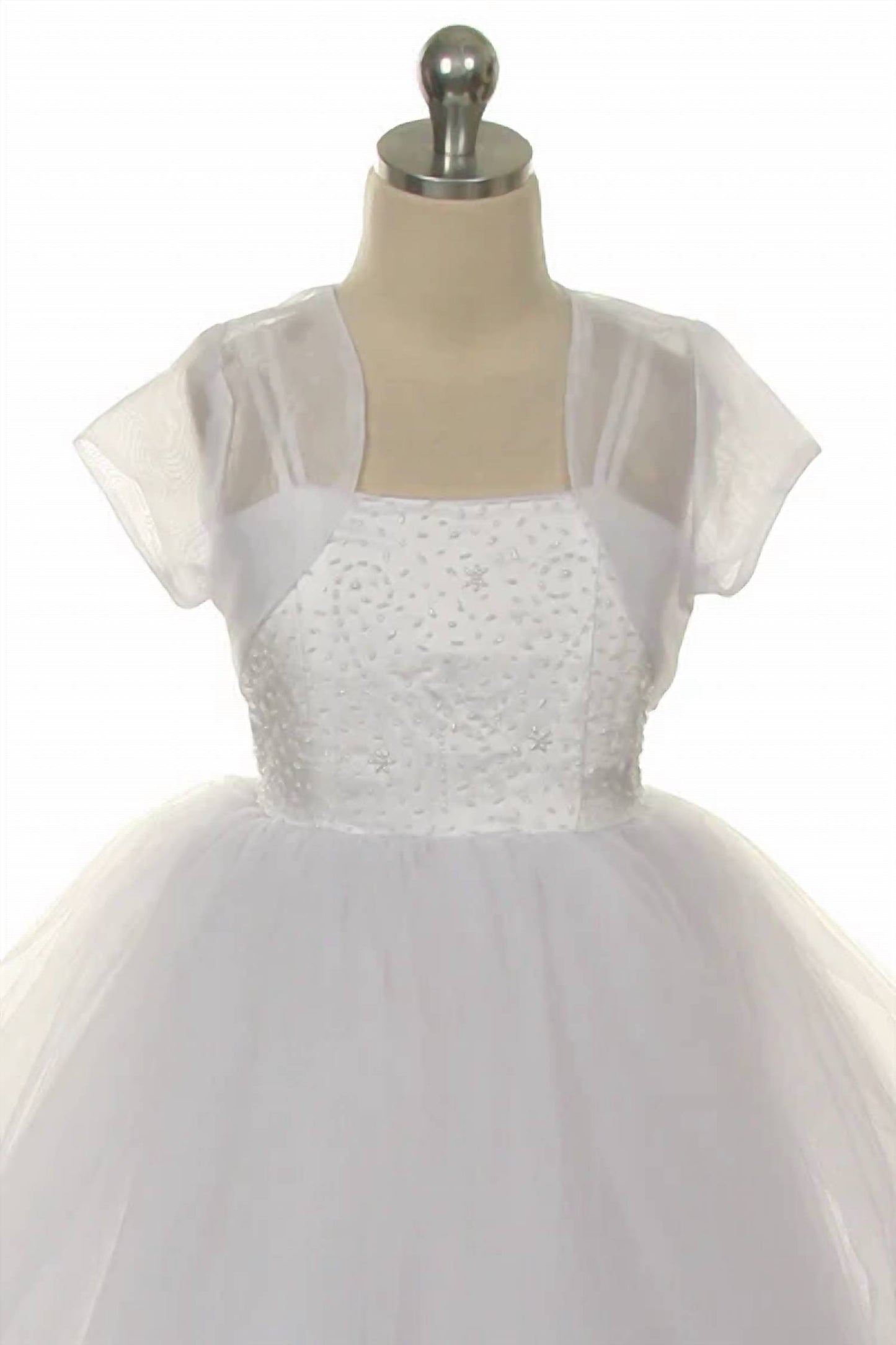 Girl's Sheer Organza Bolero