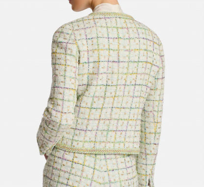 Tweed Collarless Jacket
