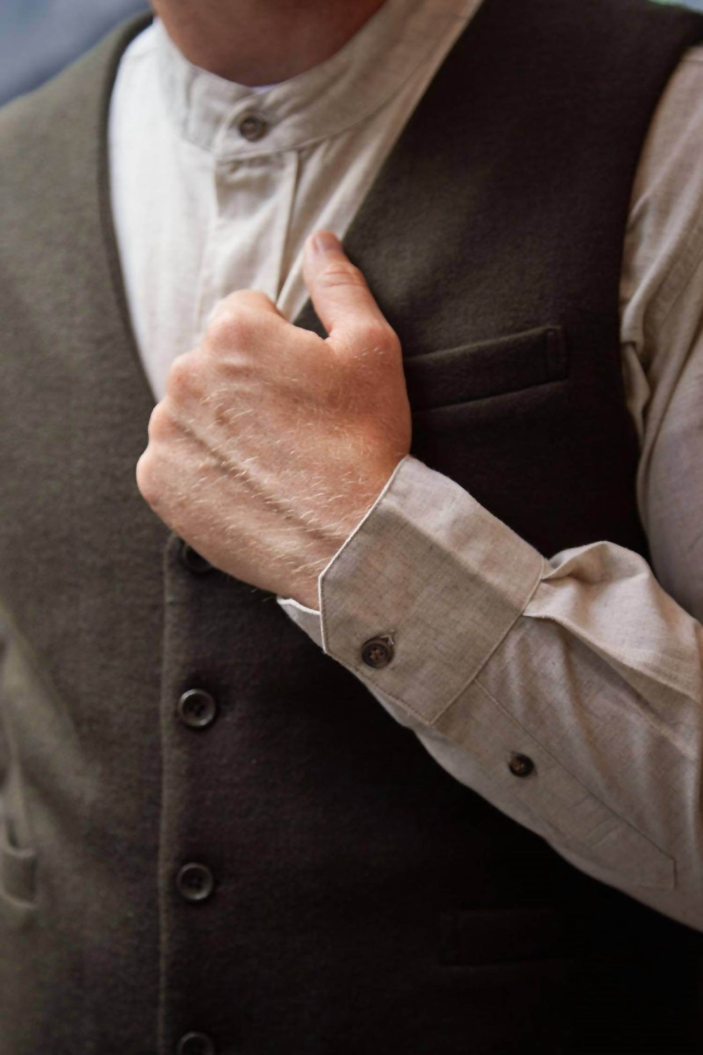 Lee Valley - Inch Wool Tweed Vest - Rack Hunt -