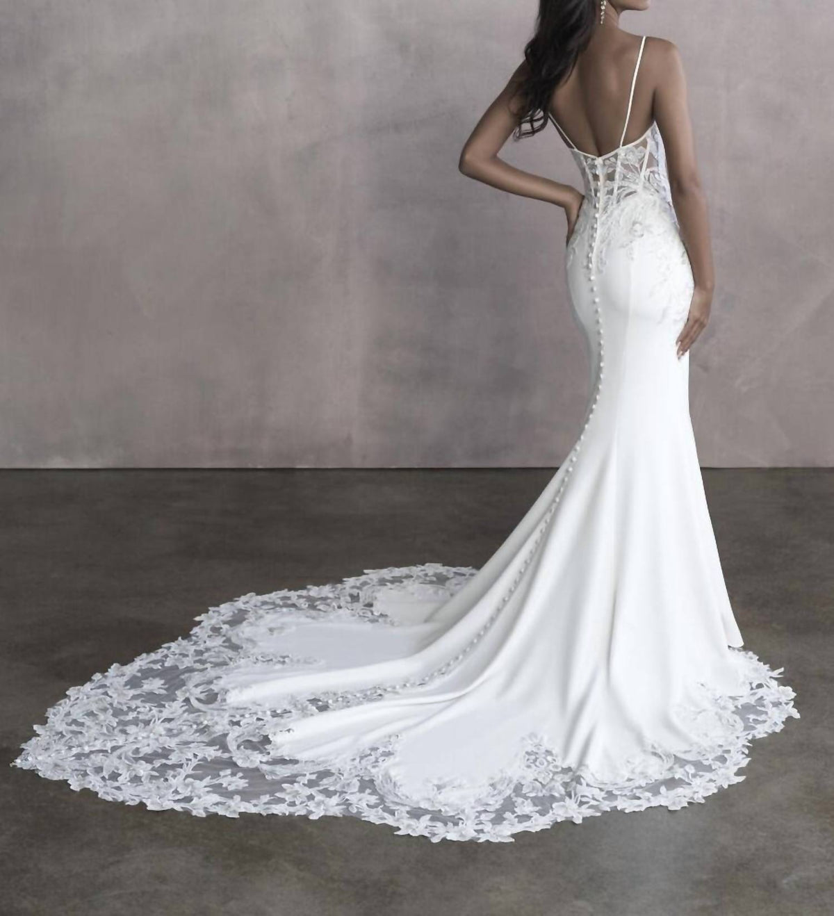 Embroidered Appliques Gown