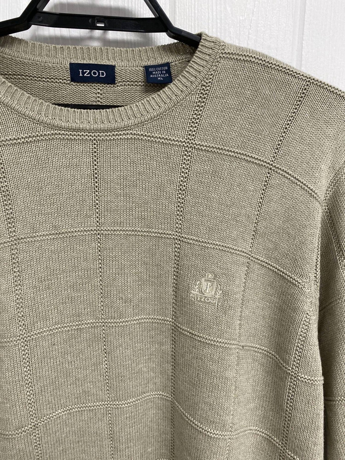 Men's Fall Classic Windowpane Crewneck Sweater