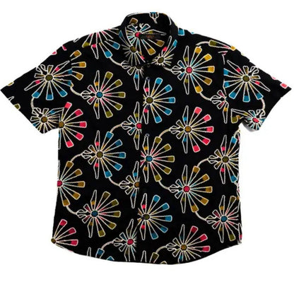 Soleil Fleur Artisan Short Sleeve Shirt