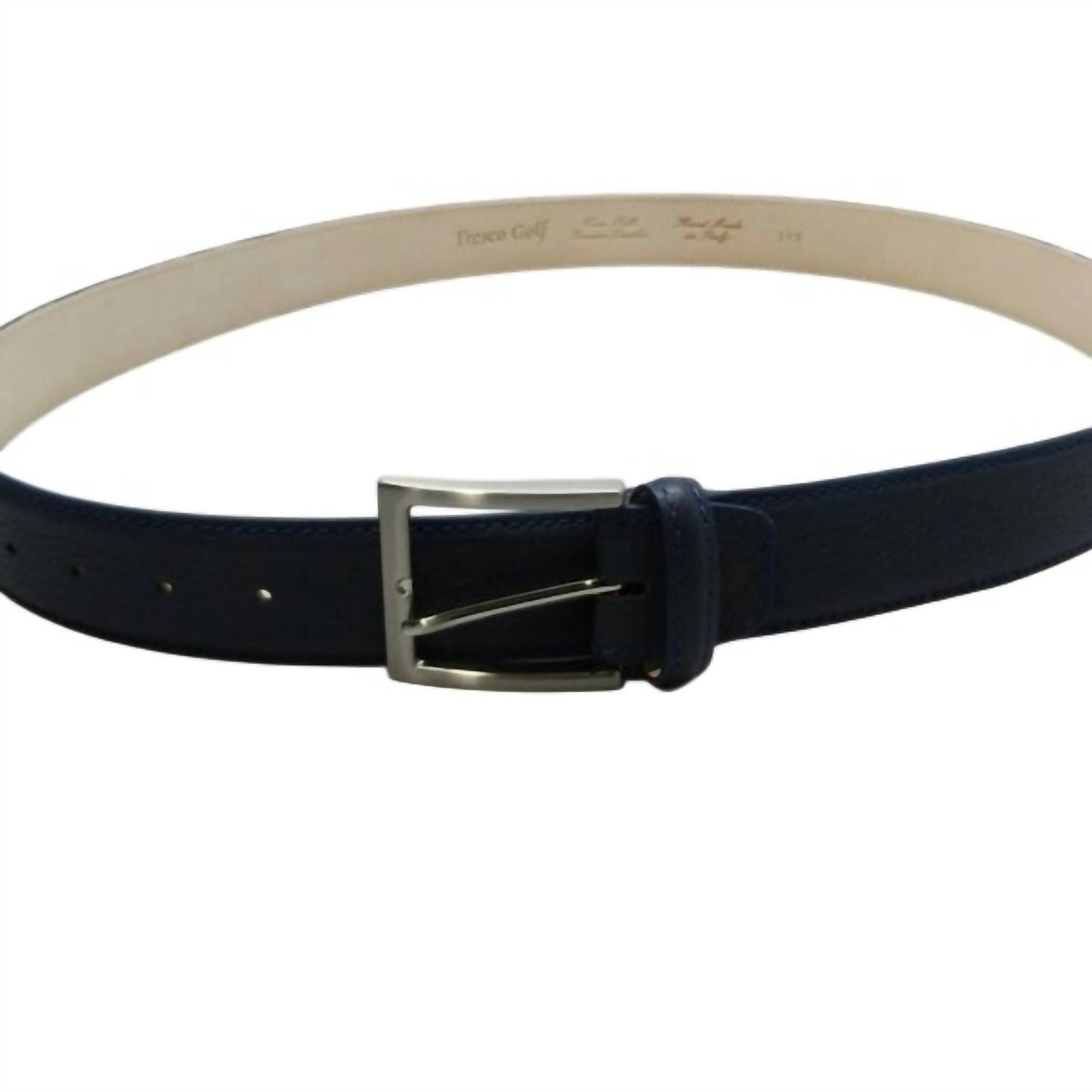 Men's Embossed Leather Belt