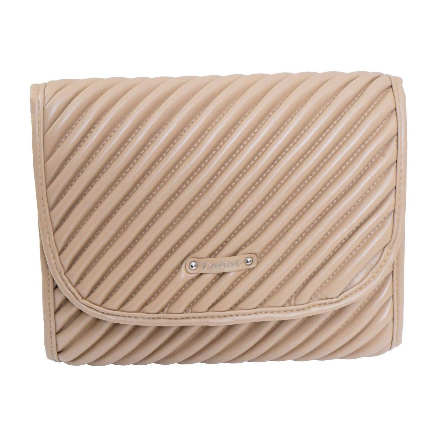 Women's Diagonal Quilted Hanging Toiletry Case