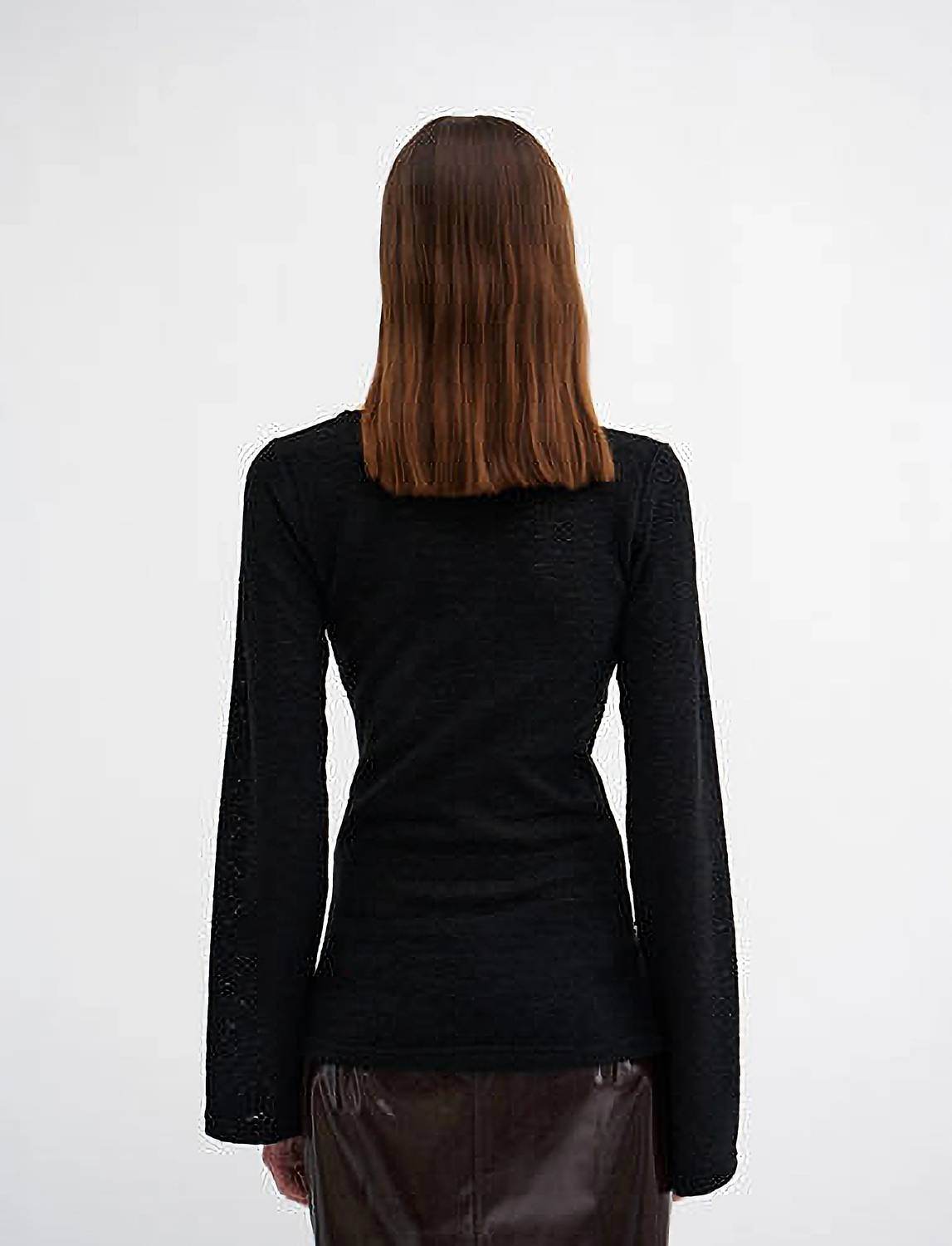 Résumé - Women's Viennars Knit Keyhole Neck Blouse - Rack Hunt -