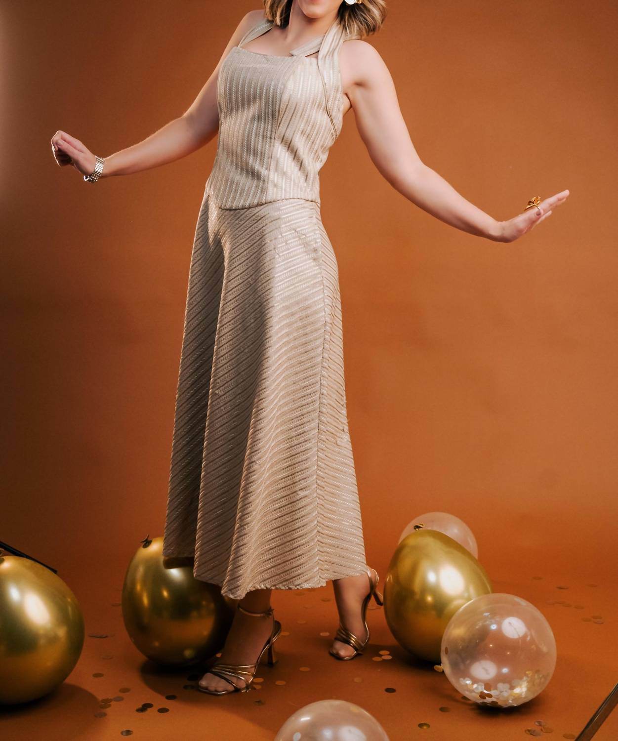 Corgie - Embroidered Midi Dress - Rack Hunt -