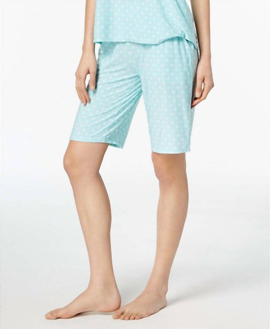 Sleepwear Geometric Print Bermuda Shorts