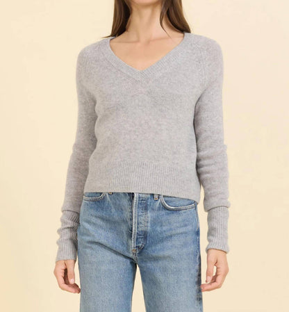 Blakely Cashmere V-neck Sweater